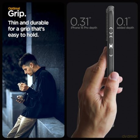 SPIGEN MAG ARMOR MAGSAFE IPHONE 15 PRO MATTE BLACK