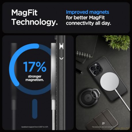SPIGEN MAG ARMOR MAGSAFE IPHONE 15 PRO MATTE BLACK
