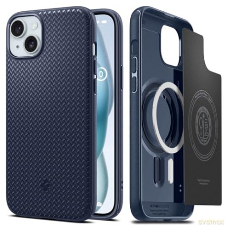 Spigen Mag Armor MagSafe, navy blue - iPhone 15 Plus
