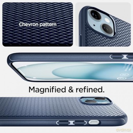Spigen Mag Armor MagSafe, navy blue - iPhone 15 Plus