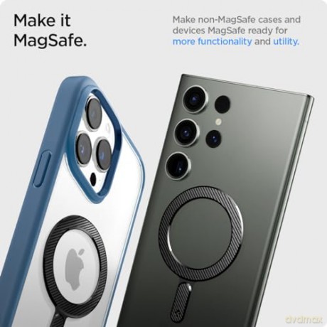 SPIGEN ONETAP RING MAGNETIC MAGSAFE PLATE CARBON
