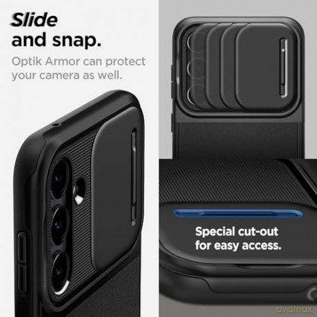 SPIGEN OPTIK ARMOR GALAXY S23 FE BLACK