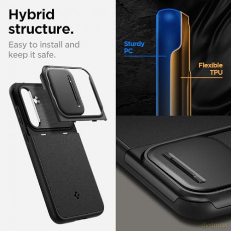 SPIGEN OPTIK ARMOR GALAXY S23 FE BLACK