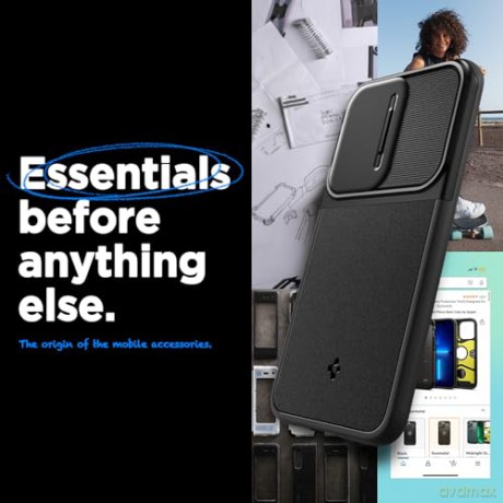 SPIGEN OPTIK ARMOR GALAXY S23 FE BLACK