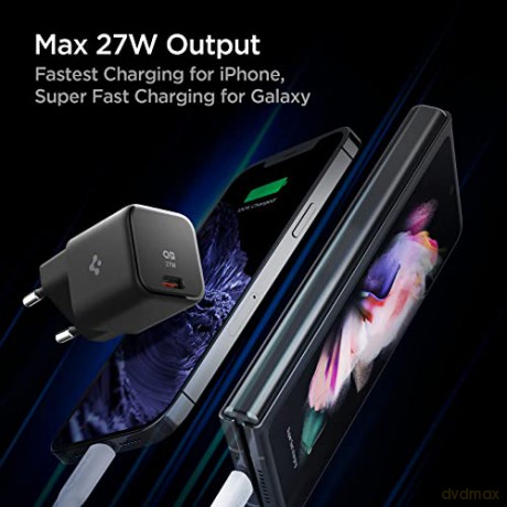 SPIGEN PE2103 ARCSTATION NETWORK CHARGER PD27W BLACK