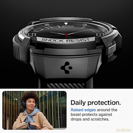 SPIGEN RUGGED ARMOR "PRO" GALAXY WATCH 6 CLASSIC (43 MM) BLACK