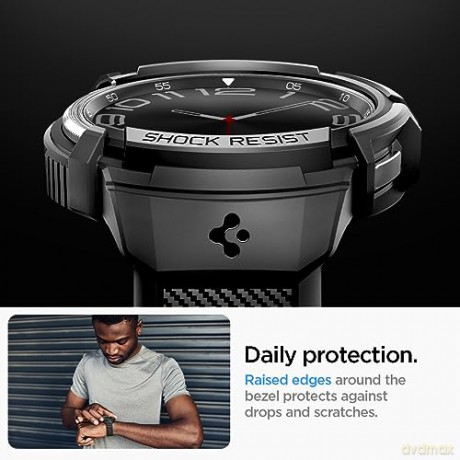 SPIGEN RUGGED ARMOR "PRO" GALAXY WATCH 6 CLASSIC (47 MM) BLACK
