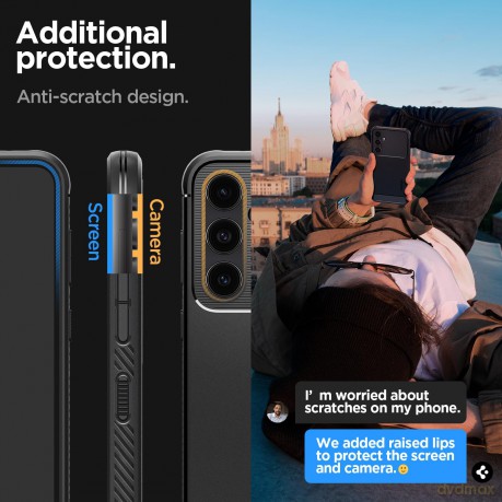 SPIGEN RUGGED ARMOR GALAXY S23 FE MATTE BLACK