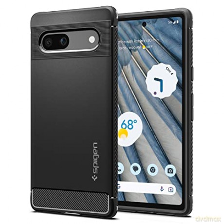 SPIGEN RUGGED ARMOR GOOGLE PIXEL 7A MATTE BLACK