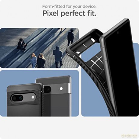 SPIGEN RUGGED ARMOR GOOGLE PIXEL 7A MATTE BLACK