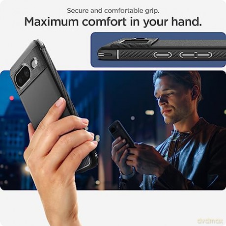 SPIGEN RUGGED ARMOR GOOGLE PIXEL 8 MATTE BLACK