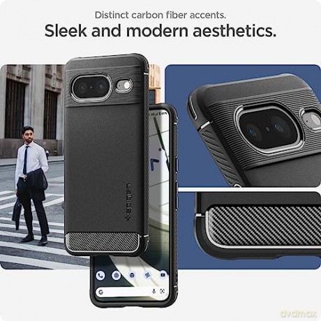 SPIGEN RUGGED ARMOR GOOGLE PIXEL 8 MATTE BLACK