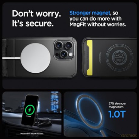 SPIGEN RUGGED ARMOR MAG MAGSAFE IPHONE 15 PRO MAX MATTE BLACK