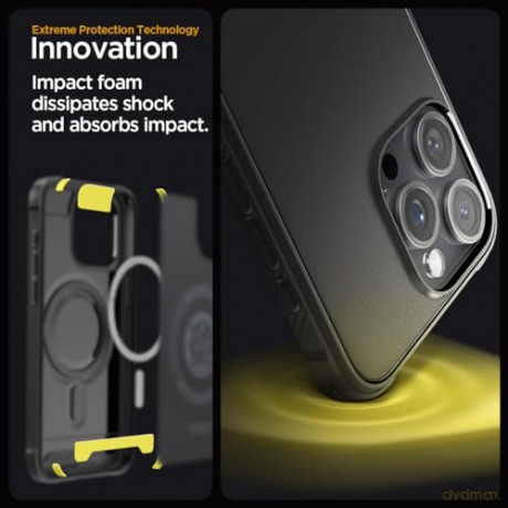 SPIGEN RUGGED ARMOR MAG MAGSAFE IPHONE 15 PRO MAX MATTE BLACK