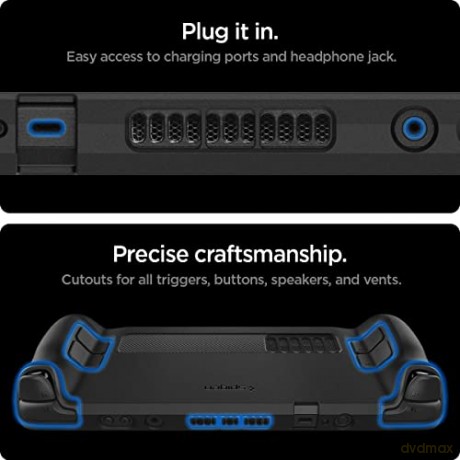 SPIGEN RUGGED ARMOR STEAM DECK MATTE BLACK