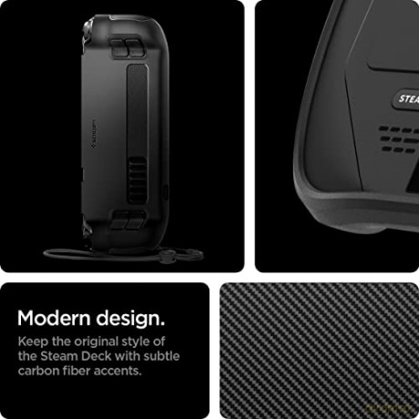 SPIGEN RUGGED ARMOR STEAM DECK MATTE BLACK