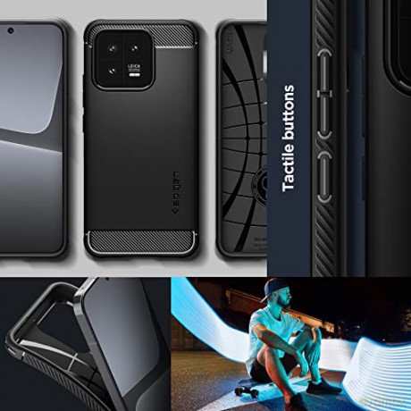 SPIGEN RUGGED ARMOR XIAOMI 13 MATTE BLACK