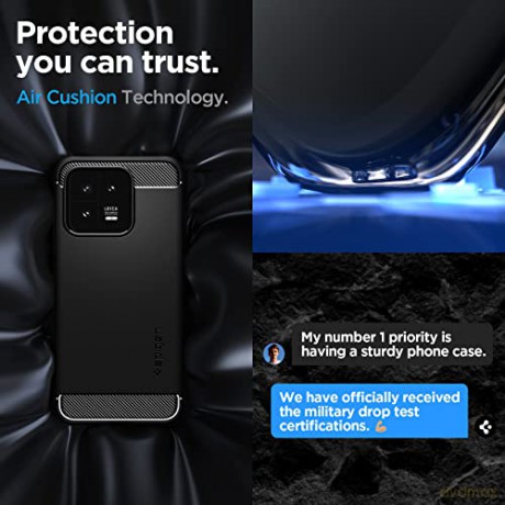 SPIGEN RUGGED ARMOR XIAOMI 13 MATTE BLACK