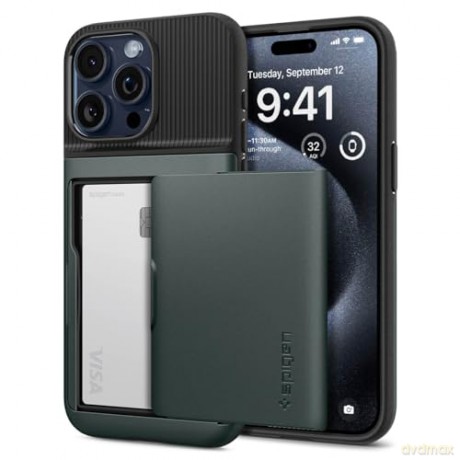 Spigen Slim Armor CS, abyss green - iPhone 15 Pro