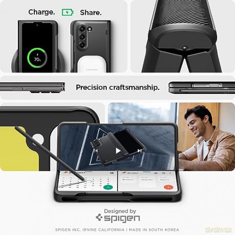 SPIGEN SLIM ARMOR PRO PEN GALAXY Z FOLD 5 BLACK