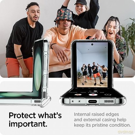 SPIGEN THIN FIT "PRO" GALAXY Z FLIP 5 CRYSTAL CLEAR