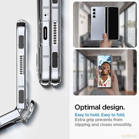 SPIGEN THIN FIT "PRO" GALAXY Z FOLD 5 CRYSTAL CLEAR