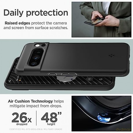 SPIGEN THIN FIT GOOGLE PIXEL 8 PRO BLACK