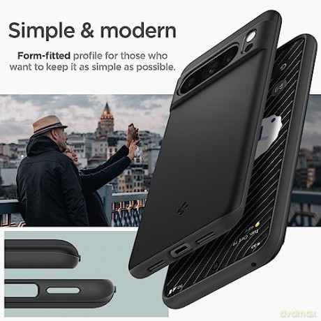 SPIGEN THIN FIT GOOGLE PIXEL 8 PRO BLACK