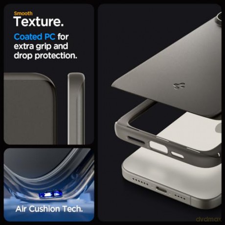 Spigen Thin Fit, gunmetal - iPhone 15 Pro Max