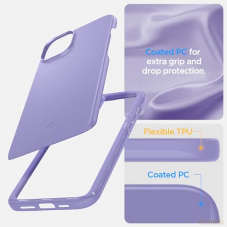 Spigen Thin Fit, iris purple - iPhone 15