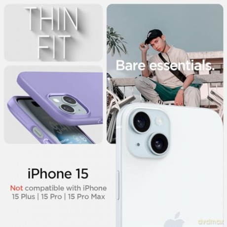 Spigen Thin Fit, iris purple - iPhone 15