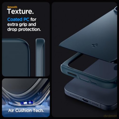 Spigen Thin Fit, metal slate - iPhone 15 Pro