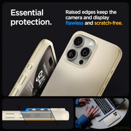 Spigen Thin Fit, mute beige - iPhone 15 Pro