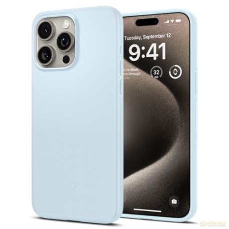 Spigen Thin Fit, mute blue - iPhone 15 Pro Max