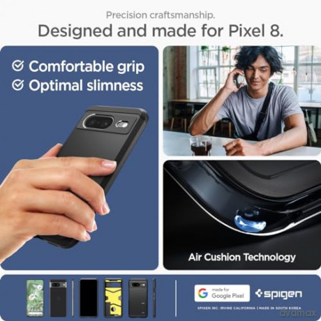 SPIGEN TOUGH ARMOR GOOGLE PIXEL 8 BLACK
