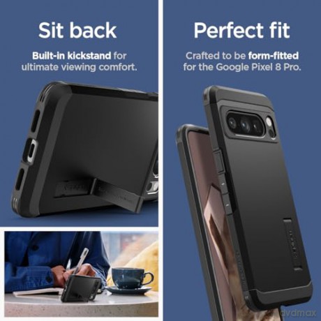 SPIGEN TOUGH ARMOR GOOGLE PIXEL 8 PRO BLACK