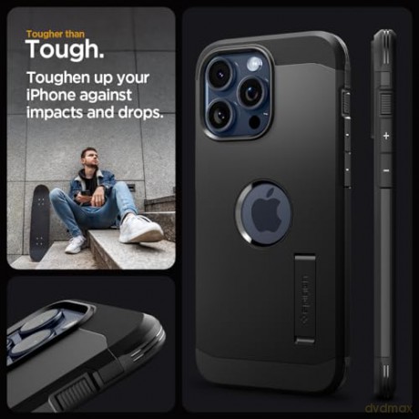 SPIGEN TOUGH ARMOR MAG MAGSAFE IPHONE 15 PRO BLACK