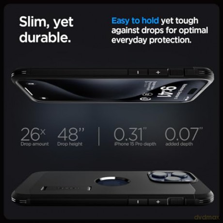 SPIGEN TOUGH ARMOR MAG MAGSAFE IPHONE 15 PRO BLACK