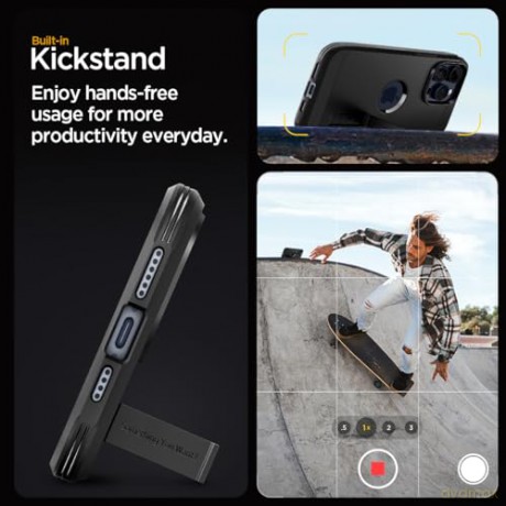SPIGEN TOUGH ARMOR MAG MAGSAFE IPHONE 15 PRO BLACK