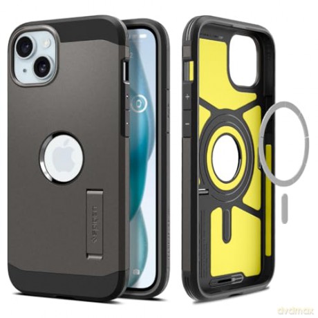 Spigen Tough Armor MagSafe, gunmetal - iPhone 15 Plus