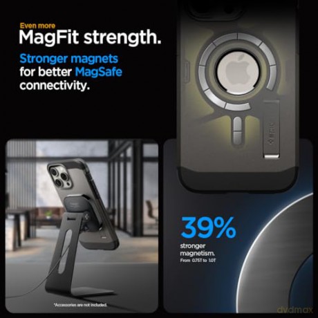 Spigen Tough Armor MagSafe, gunmetal - iPhone 15 Pro