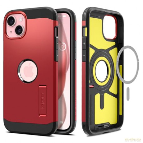 Spigen Tough Armor MagSafe, red - iPhone 15