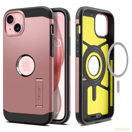 Spigen Tough Armor MagSafe, rose gold - iPhone 15