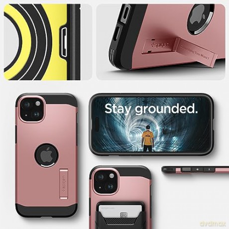 Spigen Tough Armor MagSafe, rose gold - iPhone 15