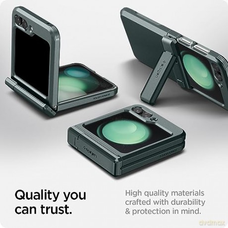 SPIGEN TOUGH ARMOR PRO GALAXY Z FLIP 5 ABYSS GREEN