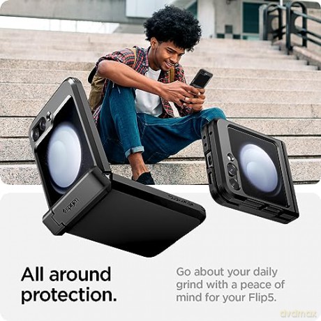 SPIGEN TOUGH ARMOR PRO GALAXY Z FLIP 5 BLACK