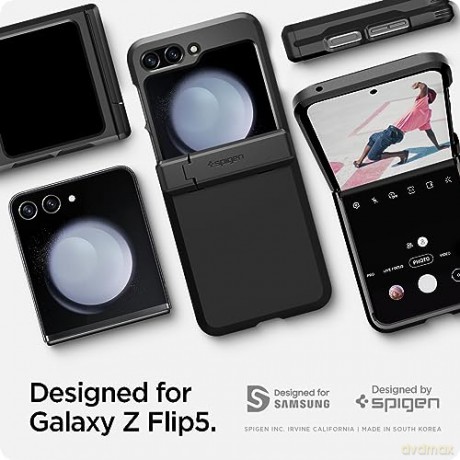 SPIGEN TOUGH ARMOR PRO GALAXY Z FLIP 5 BLACK