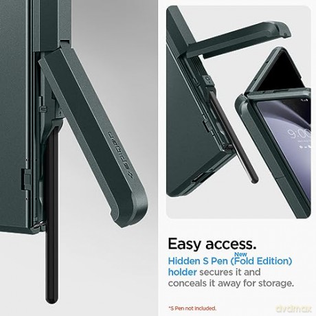 SPIGEN TOUGH ARMOR PRO PEN GALAXY Z FOLD 5 ABYSS GREEN