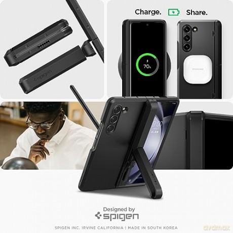 SPIGEN TOUGH ARMOR PRO PEN GALAXY Z FOLD 5 BLACK
