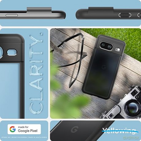 SPIGEN ULTRA HYBRID GOOGLE PIXEL 8 MATTE BLACK